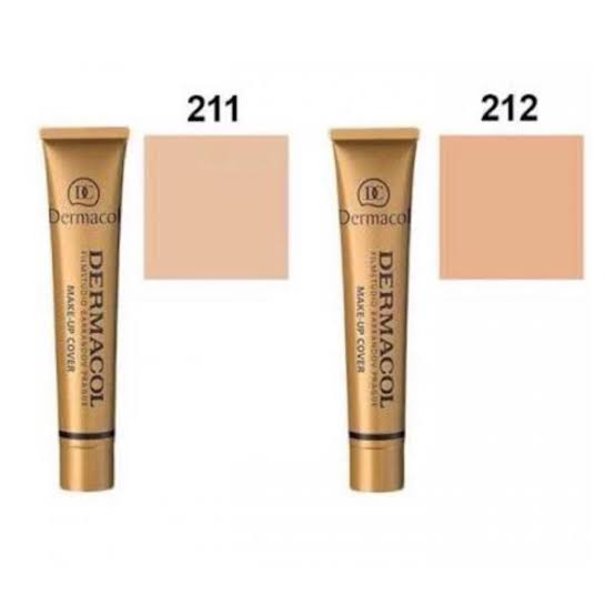 Buy 1 Get 1 Free Original Dermacol Make-up Full Coverage Foundation For Girls