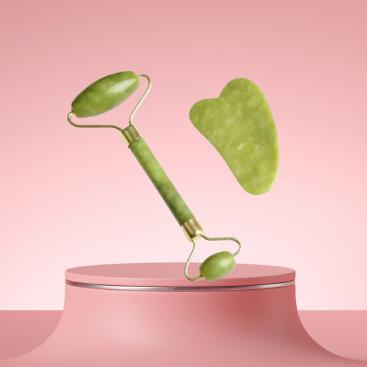 Jade Roller & Gua Sha Set Facial Beauty